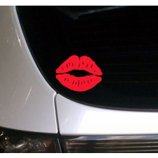  Csókos, piros autó matrica matrica