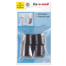  CSŐKUPAK 22MM ÁTMÉRŐ FEKETE, 4DB-OS bútor