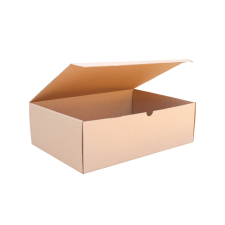 Csomagoló doboz, önzáró, postai kartondoboz 360x260x115mm barna postázás