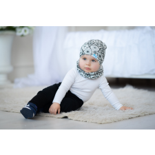  Csomós sapka, bicikli, fekete babasapka, sál