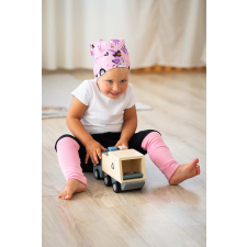  Csomós sapka kétrétegű extra, halloween, rózsaszín babasapka, sál