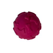  Csontmintás strapabíró rágó- és pattogó kutyalabda – Rózsaszín TPR fogtisztító labda játék kutyáknak