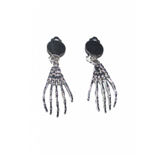  Csontváz kéz fülbevaló party kellék