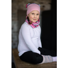  Csősapka, indián, rózsaszín babasapka, sál