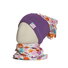  Csősapka, virágok, színes babasapka, sál