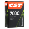 CST (Vélo) CST 700 x 25-32 kerékpár belső gumi, Presta szelep, fekete, 40 mm CST (Vélo) Bicikli alkatrészek Kerékpár alkatrészek Bicikli belső gumik