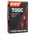 CST (Vélo) CST 700 x 35-43 kerékpár belső gumi, standard szelep, fekete, 48 mm CST (Vélo)  Bicikli alkatrészek Kerékpár alkatrészek Bicikli belső gumik