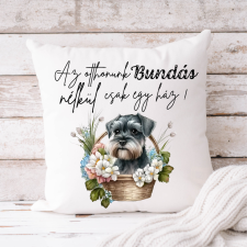 csucsajandek Schnauzer párnahuzat - bármilyen névvel lakástextília