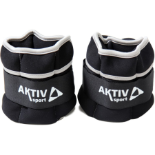 Csukló- és bokasúly Aktivsport 2x2 kg fekete-szürke kézisúlyzó