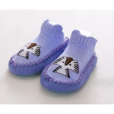  Csúszásgátlós babacipő, puha talpú babazokni - Zebrás-14 cm gyerek cipő
