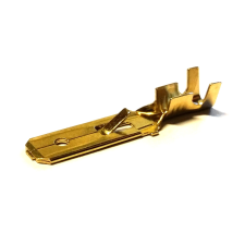  Csúszósaru, kábelvég füles (apa) 6,3mm (100db)  015/449 elektromos alkatrész