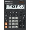 CTIFREE SDC-444S fekete számológép, 155x205mm, 12 számjegy, dual power (SDC-444S)