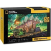 Cubic Fun CUBICFUN 3D puzzle játék 62 darabos National Geographic Sztegoszaurusz (306-DS1054H)