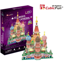CubicFun 3D-L519 St. Basil Cathedral 3D puzzle 224 darabos puzzle, kirakós