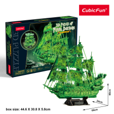 CubicFun 3D puzzle A bolygó hollandi fluoreszkáló-360 db-os puzzle, kirakós