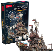 CubicFun 3D puzzle játék 218 darabos Tortuga Pirate Bay puzzle, kirakós