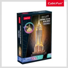 CubicFun 3D puzzle LED világítós Empire State Building CubicFun puzzle, kirakós