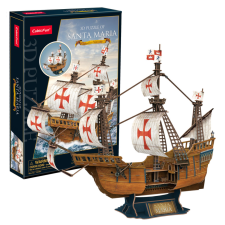 CubicFun 3D puzzle Santa Maria hajó puzzle, kirakós