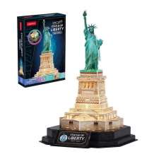 CubicFun 3D puzzle világítós New York Szabadságszobor CubicFun puzzle, kirakós