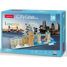  CubicFun London City Line 3D Puzzle MC253h puzzle, kirakós