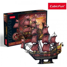 CubicFun Puzzle játék 391 darabos Anna Királynő bosszúja hajó 3D puzzle, kirakós