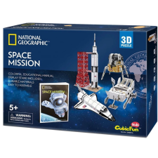 CubicFun Puzzle játék 80 darabos Space Mission 3D puzzle, kirakós