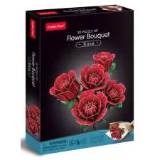  CubicFun Rose Flower Bouquet 3D Puzzle - Rózsa csokor P865h puzzle, kirakós