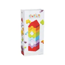 CUBIKA Cubika - Fa toronyépítõ puzzle, kirakós