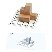 Cubo - feladatkártya csomag - 1-8 db kockához logikai játék