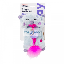 Cuddle Pal plüss egyszarvú, lila melegítős játék játék macskáknak