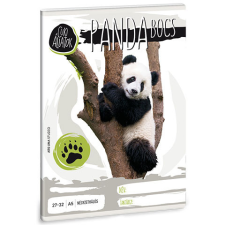  Cuki állatok panda kockás füzet füzet