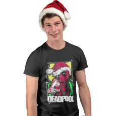  Cuki Deadpool - Karácsonyi Férfi Póló