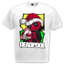 Cuki Deadpool - Karácsonyi Férfi Póló férfi póló