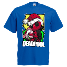  Cuki Deadpool - Karácsonyi Férfi Póló
