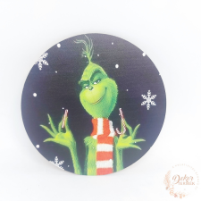  Cukorkatörő grincs - fa tábla dekorációs kellék