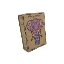 CULMO Hatalmas elefánt fa puzzle - M méret puzzle, kirakós