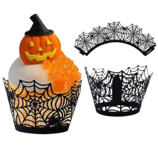  Cupcake Gyűrű - Halloween Pókháló sütés és főzés