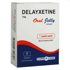 Cupid Labs Delayxetine - étrendkiegészítő zselé férfiaknak (7 tasak) potencianövelő
