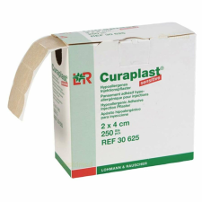  Curaplast® sensitive 2x4cm vérvételi törlő, 250db/dob gyógyászati segédeszköz