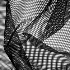 Curtain Jacquard függönyanyag, necc, szúnyogháló, fekete, maradék darabok lakástextília