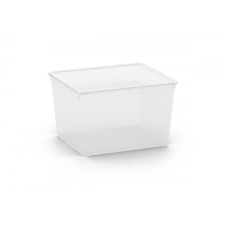 CURVER C box tárolódoboz Cube transzparens 27L 40x34x25cm bútor