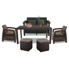 CURVER Corfu Fiesta duo cube kerti bútor garnitúra kerti bútor