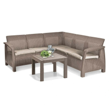 CURVER Corfu relax sarokgarnitúra rosario asztallal kerti bútor