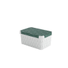 CURVER Curver Deco Stockholm S tárolódoboz – zöld leveles minta