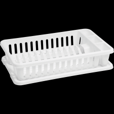 CURVER EDÉNYSZÁRÍTÓ TÁLCÁVAL 26,5x42 CM FEHÉR konyhai eszköz