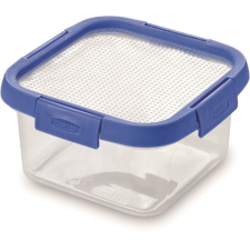 CURVER Ételtároló doboz szilikon fedéllel 1 l, átlátszó/kék papírárú, csomagoló és tárolóeszköz