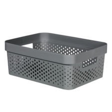  Curver Infinity Dots doboz 11L szürke bútor