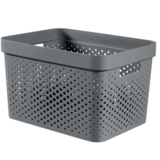  Curver Infinity Dots doboz 17L szürke bútor