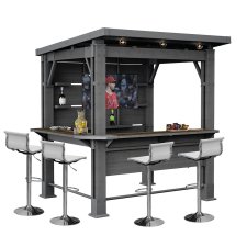 CURVER Kerti bár pavilon, bárpulttal, tetővel kerti bútor