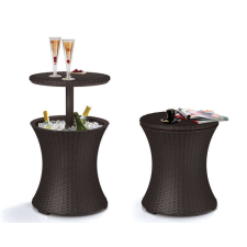 CURVER KETER COOL BAR MŰRATTAN PARTY KELLÉK - Sötétbarna kerti bútor